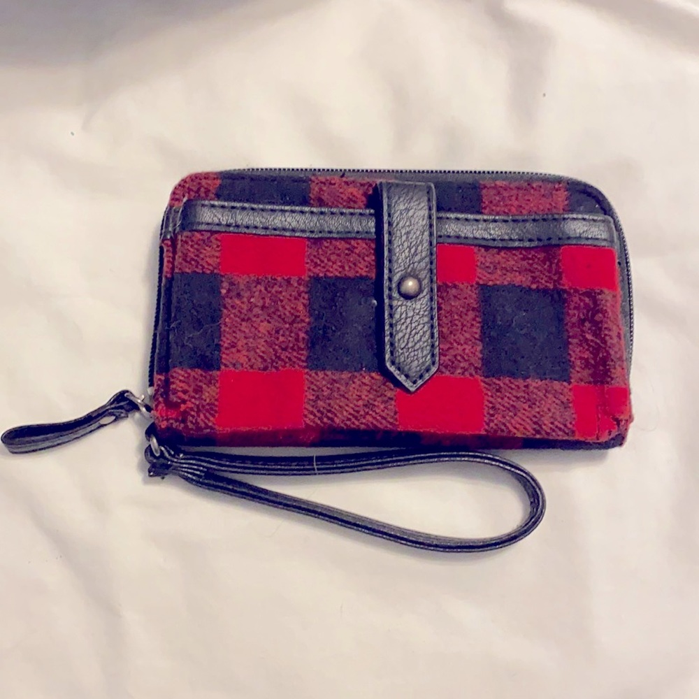 Buffalo Plaid Clutch